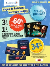 Prospectus Supermarchés E.Leclerc en cours à Nozay et alentours, "Vague de fraîcheur sur votre budget", 72 pages, 09/06/2026 - 20/06/2026 Catalogue Supermarchés E.Leclerc en cours à Nozay et alentours, "Vague de fraîcheur sur votre budget", 72 pages, 09/06/2026 - 20/06/2026