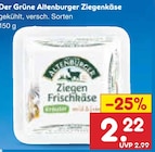 Ziegenkäse von Der Grüne Altenburger für 2,22 € bei Netto Marken-Discount im Angebot Ziegenkäse von Der Grüne Altenburger im aktuellen Netto Marken-Discount Prospekt