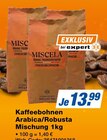 Kaffeebohnen Arabica/Robusta Mischung Angebote von EXKLUSIV bei expert bei expert Hof für 13,99 €