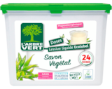 Lessive Capsules Savon Végétal L'arbre Vert en promo chez Auchan Hypermarché Villeneuve-d'Ascq à 4,83 €