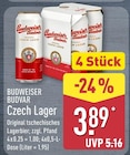 Czech Lager von Budweiser Budvar im aktuellen ALDI Nord Prospekt für 3,89 €