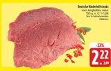 Aktuelles Deutsche Rinderhüftsteaks Angebot bei E center in Nürnberg ab 2,22 €