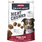 Animonda Dog Snack Meat Chunks Rind pur 80 g bei Zookauf im Prospekt "" für 2,39 €