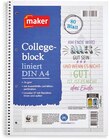 Collegeblock kariert im Angebot bei Netto Marken-Discount in Krefeld Collegeblock kariert Angebote von maker bei Netto Marken-Discount Krefeld für 1,99 €