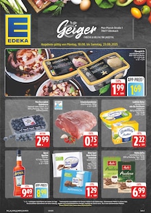 Aktueller EDEKA Prospekt für Krautheim mit  Seiten