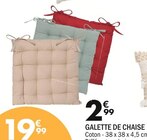 GALETTE DE CHAISE en promo chez La Foir’Fouille Saintes à 2,99 €