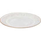 Assiette plate baroque filet or - CARREFOUR HOME en promo chez Carrefour Villeurbanne à 1,99 €