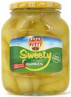Sweety Honig Gurken von Paulsen für 1,79 € bei REWE im Angebot Sweety Honig Gurken von Paulsen im aktuellen REWE Prospekt