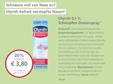 Schnupfen Dosierspray bei LINDA im Sasbach Prospekt für 3,80 €