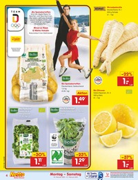 Gemüse Angebot im aktuellen Netto Marken-Discount Prospekt auf Seite 4
