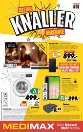 Aktueller MEDIMAX Elektromärkte Prospekt in Marienwerder und Umgebung, "ZEIT FÜR KNALLER ANGEBOTE" mit 8 Seiten, 26.12.2025 - 02.01.2026