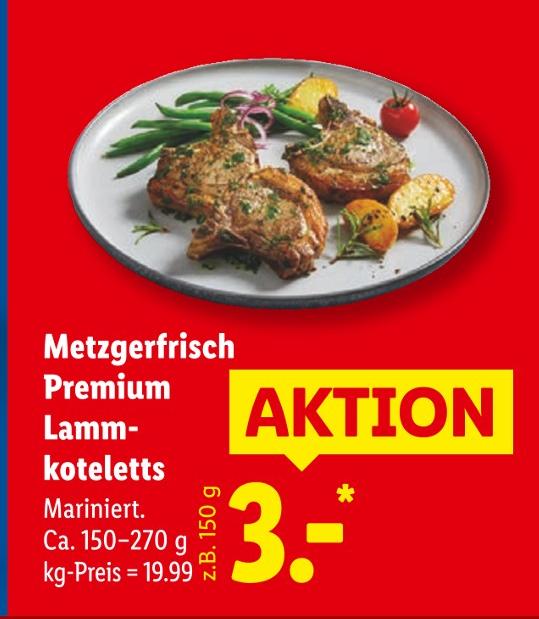 Metzgerfrisch Premium Lammkoteletts
