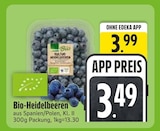 Heidelbeeren im EDEKA Prospekt Bio-Heidelbeeren im aktuellen EDEKA Prospekt für 3,49 €
