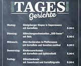 Tages Gerichte bei REWE im Tornesch Prospekt für 8,90 €