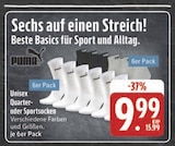 Unisex Quarter- oder Sportsocken im Angebot bei E center in Ansbach Unisex Quarter- oder Sportsocken Angebote von Puma bei E center Ansbach für 9,99 €