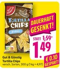 Tortilla Chips im Angebot bei EDEKA in Ulm Tortilla Chips Angebote von Gut & Günstig bei EDEKA Ulm für 1,49 €