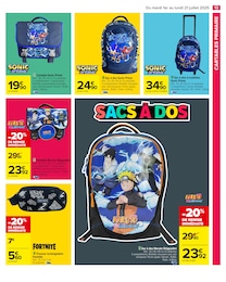 Prix et réduction Naruto dans le prospectus Carrefour en cours Offre Naruto dans le catalogue Carrefour du moment à la page 15