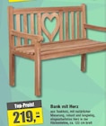 Bank mit Herz Angebote bei wohnstore Westermann Gütersloh für 219,00 €