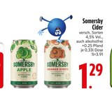 Apple im Angebot bei EDEKA in Passau Apple Angebote von Somersby bei EDEKA Passau für 1,29 €