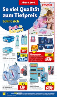 Schulbedarf im Lidl Prospekt "LIDL LOHNT SICH" mit 68 Seiten (Erfurt)