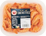 Promo CREVETTES ENTIERES CUITES U à 3,15 € dans le catalogue U Express à Castelmoron-sur-Lot