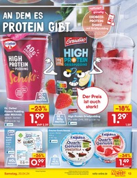 Grießpudding Angebot im aktuellen Netto Marken-Discount Prospekt auf Seite 13