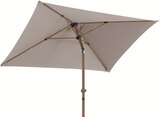 Parasol rectangulaire à manivelle - Mât aluminium anthracite - Botanic à Courbevoie Parasol rectangulaire à manivelle - Mât aluminium anthracite en promo chez Botanic Courbevoie à 69,99 €