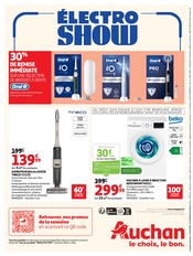 Promos Lit dans le catalogue "ÉLECTROSHOW" de Auchan Hypermarché Lit en promo dans le catalogue Auchan Hypermarché à la page 12