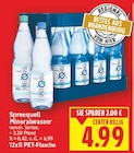 Mineralwasser von Spreequell im aktuellen E center Prospekt
