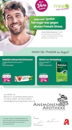 mea - meine apotheke Prospekt für Mainz mit 4 Seiten mea - meine apotheke Prospekt für Mainz: "Unsere August-Angebote", 4 Seiten, 01.08.2026 - 31.08.2026