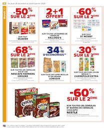 Offre Barres de céréales dans le catalogue Carrefour du moment à la page 50