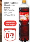Aktuelles Eistee Pfirsich oder Zitrone Angebot bei GLOBUS in Mannheim ab 0,75 €