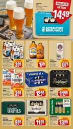 Bier Angebot & Preis im aktuellen REWE Prospekt Bier Angebot im aktuellen REWE Prospekt auf Seite 15