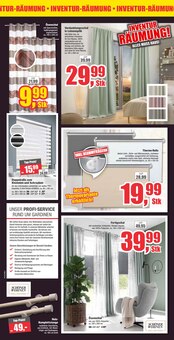 Gardinen im Witthus Heimtex-Fachmarkt GmbH Prospekt "INVENTUR RÄUMUNG!" mit 10 Seiten (Bremen)