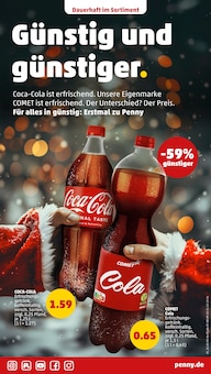 Coca Cola im Penny Prospekt "Wer günstig will, muss Penny." mit 56 Seiten (Freiberg)