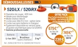 Débroussailleuses 520iLX / 520iRX - Husqvarna - Husqvarna Débroussailleuses 520iLX / 520iRX - Husqvarna à 679,00 € dans le catalogue Husqvarna