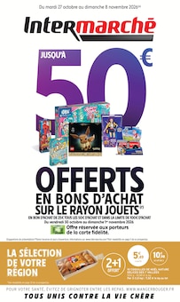 Catalogue Intermarché Super de la semaine 43, "Intermarché", page 1, 27/10/2026 - 08/11/2026 Prospectus Intermarché Super en cours, "Intermarché", page 1 sur 40