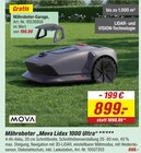Mähroboter Mova Lidax 1000 Ultra Angebote von MOVA bei toom Baumarkt Hemer für 899,00 €