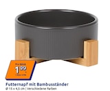 Futternapf mit Bambusständer bei Action im Prospekt "" für 1,99 €
