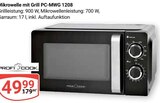 Mikrowelle mit Grill PC-MWG 1208 im Angebot bei GLOBUS in Völklingen Mikrowelle mit Grill PC-MWG 1208 Angebote von Profi Cook bei GLOBUS Völklingen für 49,99 €