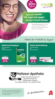 Aktueller mea - meine apotheke Prospekt "Unsere August-Angebote" Aktueller mea - meine apotheke Prospekt