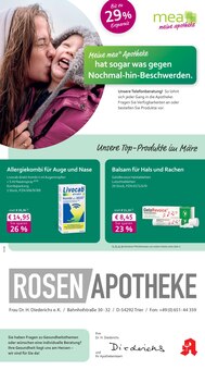 Nasenspray im mea - meine apotheke Prospekt "Unsere März-Angebote" mit 4 Seiten (Trier)