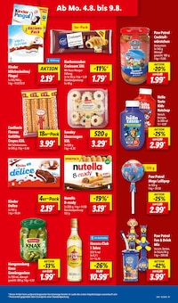 Nutella im aktuellen Lidl Prospekt (Passau) Nutella im Lidl Prospekt "LIDL LOHNT SICH" mit 62 Seiten (Passau)