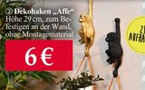 Dekohaken „Affe“ im Woolworth Prospekt Dekohaken „Affe“ von im aktuellen Woolworth Prospekt für 6,00 €