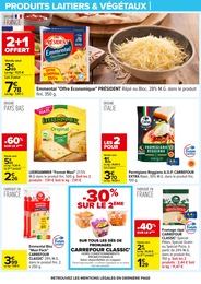 Offre Fromage râpé dans le catalogue Carrefour du moment à la page 13