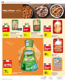 Promo Dinde Fermière dans le catalogue Carrefour du moment à la page 16