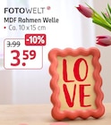MDF Rahmen Welle im Angebot bei Rossmann in Mühlhausen MDF Rahmen Welle Angebote von Fotowelt bei Rossmann Mühlhausen für 3,59 €