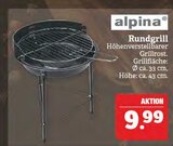 Rundgrill im Angebot bei Marktkauf in Hof Rundgrill Angebote von alpina bei Marktkauf Hof für 9,99 €