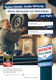 Bosch Car Service Prospekt für Bottrop mit 22 Seiten Bosch Car Service Prospekt für Bottrop: "Kleine Details. Große Wirkung. Meine Werkstatt mit AHA-Effekt.", 22 Seiten, 27.09.2025 - 08.11.2025