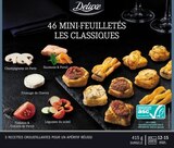 46 mini-feuilletés les classiques - Deluxe - Lidl à Marseille 46 mini-feuilletés les classiques - Deluxe en promo chez Lidl Marseille à 3,99 €